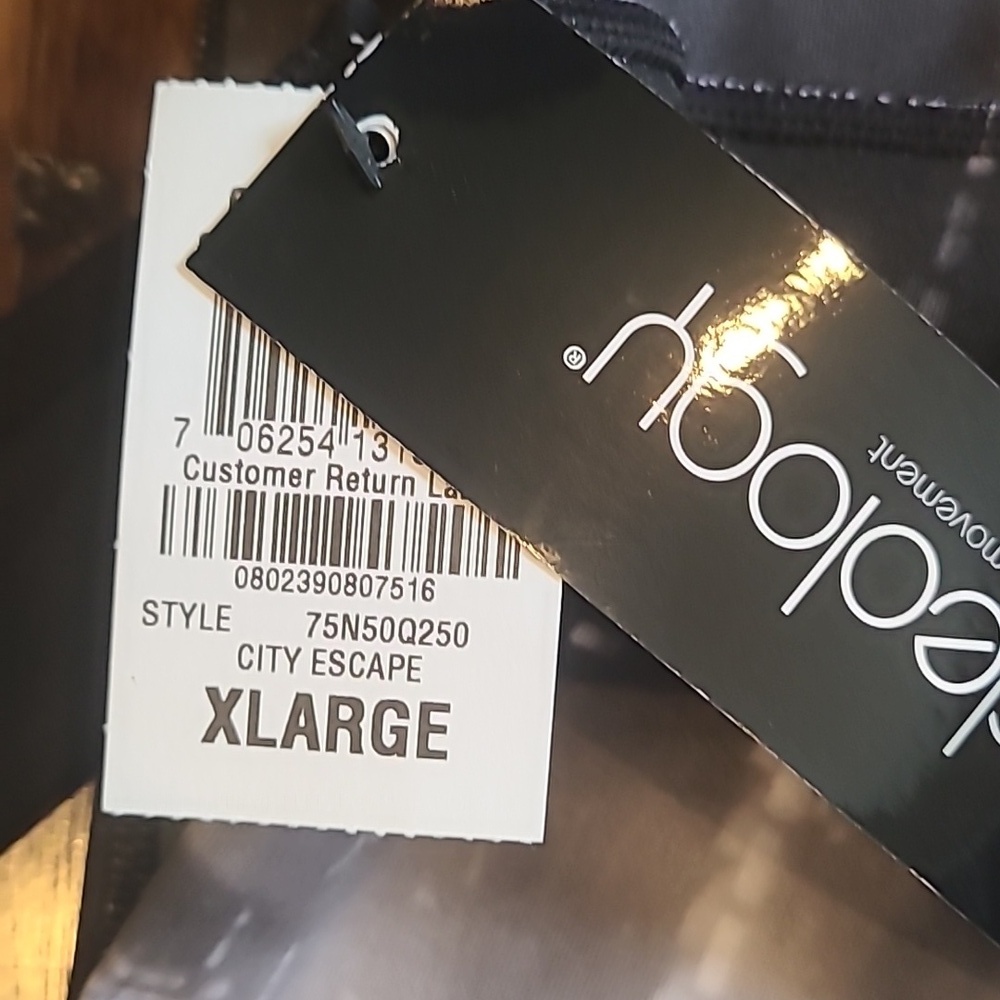 Ideology City Lights Black/White Leggings XL New With Tags - Picture 3 of 6